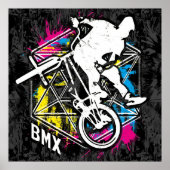 Bmx classique - Bmx Freestyle Bmx Poster Imprimer (Devant)
