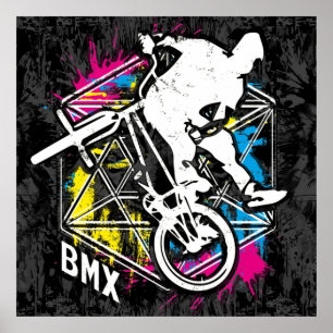 Bmx classique - Bmx Freestyle Bmx Poster Imprimer