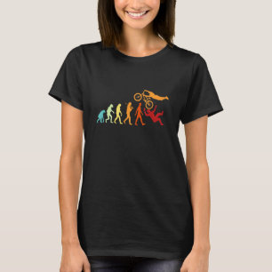 Bmx Cyclist Bike Stunt Retro Bike Mtb Boeken T-shirt