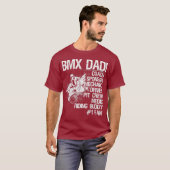 Bmx Dad Coach Sponsor Mechanic Driver T-shirt (Voorkant volledig)