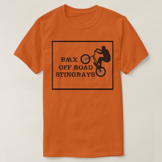 BMX de off road stingRays T-shirt (Design voorkant)