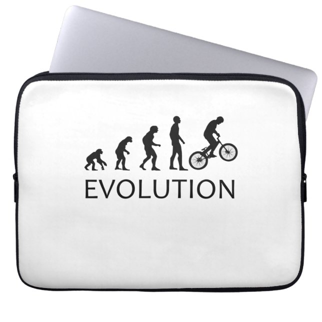 Bmx Evolutie Laptop Sleeve (Voorkant)