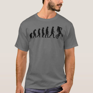 BMX Evolution Design Freestyle Bicycle Tricks Bike T-shirt