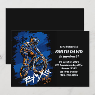 Bmx-fiets Urban Graffiti streetwear Verjaardag Kaart