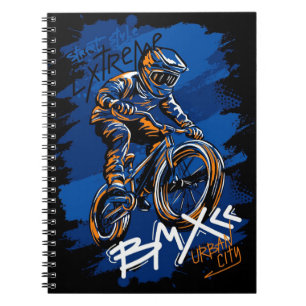 Bmx-fiets Urbane Graffiti-streetwear Notitieboek