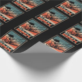  BMX-fietsbakken fietsenkruis Cadeaupapier (Hoek)