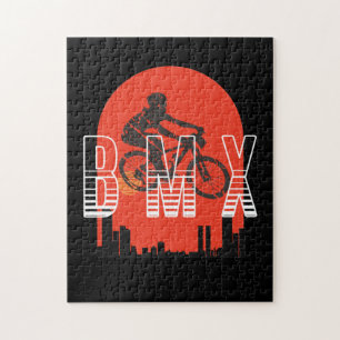 BMX fietsenfans cadeau jongens jeugdfiets BMX Legpuzzel