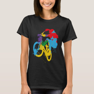 BMX-fietsenfietsenfietsenfietser BMX-fietser vi T-shirt