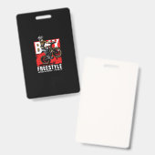 BMX Freestyle Badge (Voor- en achterkant)