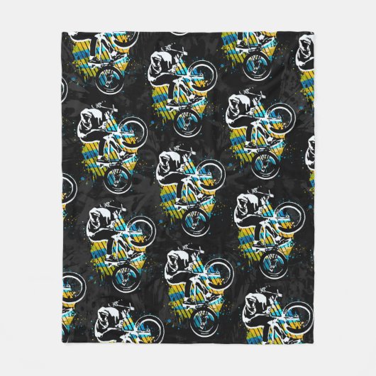 Bmx Freestyle - Comfy Bmx Fleece Blanket (Voorkant)