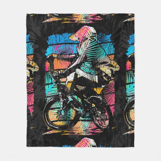Bmx Freestyle - Koolbeach Bmx Fleece Blanket (Voorkant)