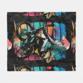 Bmx Freestyle - Koolbeach Bmx Fleece Blanket Deken (Voorkant (Horizontaal))