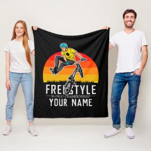BMX Freestyle wereldkampioenschap toevoegen Fleece Deken