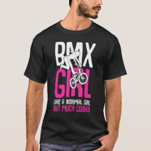 BMX Girl Rider Fiets Stunt Racing Kinder Meisje T-shirt