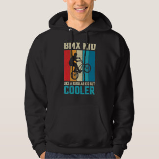 BMX-kind als een gewone Kind Freestyle Cyclist BMX Hoodie