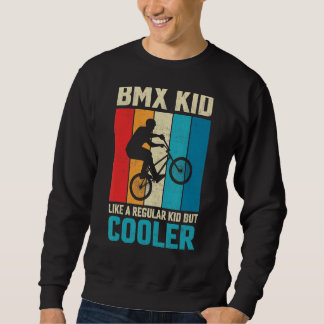 BMX-kind als een gewone Kind Freestyle Cyclist BMX Trui