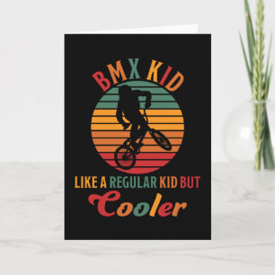 BMX-kind als een gewoon kind maar koeler fietscade Kaart