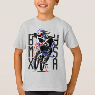 BMX-kleding BMX USA T-shirt