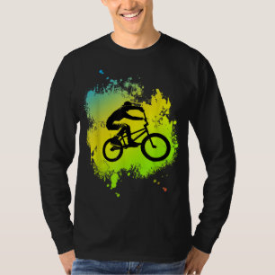 Bmx kleurfiets met mooie Wiel stunts Pedalen & T-shirt