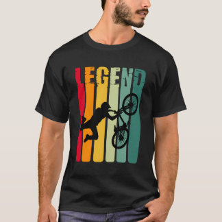 BMX Legend BMX Jongens Tiener Mannen BMX Fietsrit T-shirt