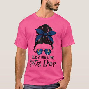 BMX Meisje Classy Tot De Poorten Drop BMX Moeder B T-shirt