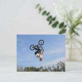 BMX ondersteboven omdraaien Briefkaart (Staand voorkant)