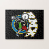 BMX One Handed Trick Legpuzzel (Horizontaal)