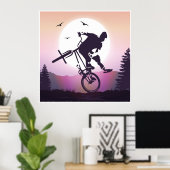 Bmx Poster Imprimer - Bmx Bike - Sunset Bmx (Bureau à domicile)