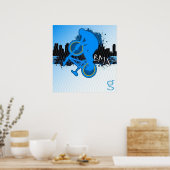 BMX-Poster Poster (Keuken)
