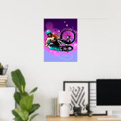 BMX-Poster Poster (Thuiskantoor)