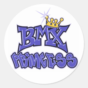 BMX Princess Ronde Sticker