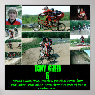Bmx-racer Poster