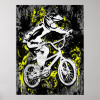  Bmx-races - Bmx-bike - Bmx-Poster afdrukken