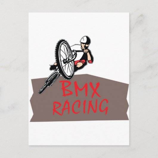 BMX RACING BRIEFKAART (Voorkant)