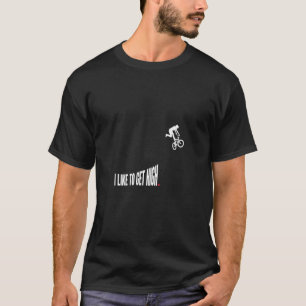 BMX Racing Cyclocross Race Cycling Bike Girl T-shirt