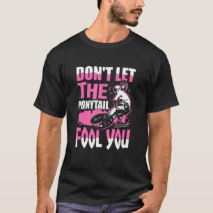 BMX Racing Cyclocross Wedstrijd Fietsen Cool Fiets T-shirt