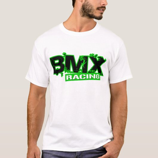 BMX RACING GREEN T-SHIRT (Voorkant)