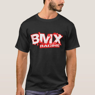 BMX RACING RED WHITE T-SHIRT