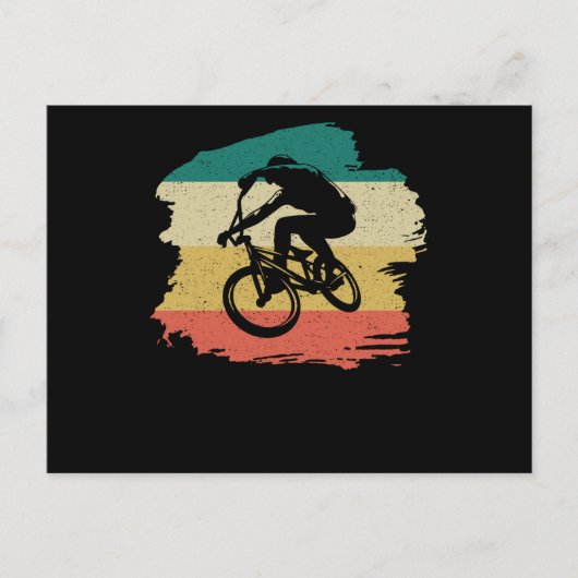 BMX Retro Cadeau Briefkaart (Voorkant)