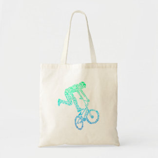 BMX rijder fiets stunt racen Kinder jongens Tote Bag