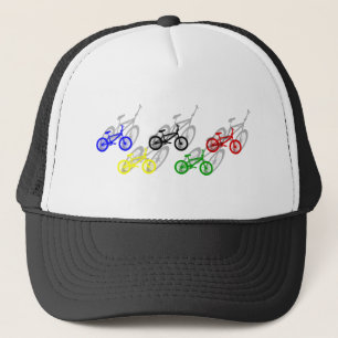 BMX rijder fiets vuilnisbelt Trucker Pet