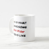 bmx-rijder, geweldige koffiemok (Voorkant links)