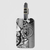 BMX Schaats Park Bagagelabel – Grunge Graffiti Fot (Voorkant (verticaal))