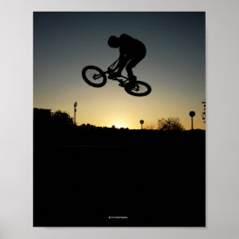 BMX-springstraatstunt Poster