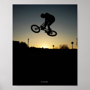 BMX-springstraatstunt Poster