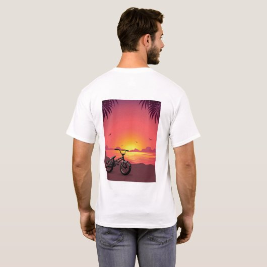 BMX Sunset T-shirt (Achterkant volledig)