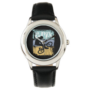 BMX-T-shirt -  Retro BMX Bike Rider Horloge