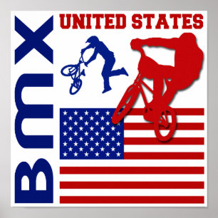 BMX Verenigde Staten Poster