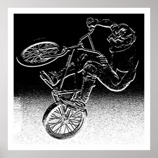 BMX vervorming, Copyright Karen J WilliamsBMX Poster