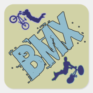 BMX VIERKANTE STICKER